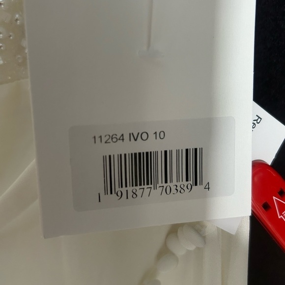 Mac Duggal 11264 NWT EMBELLISHED DROP SHOULDER COLUMN GOWN - Picture 7 of 7